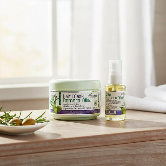 PACK CREMA + ACEITE CAPILAR ROMERO OLIVA