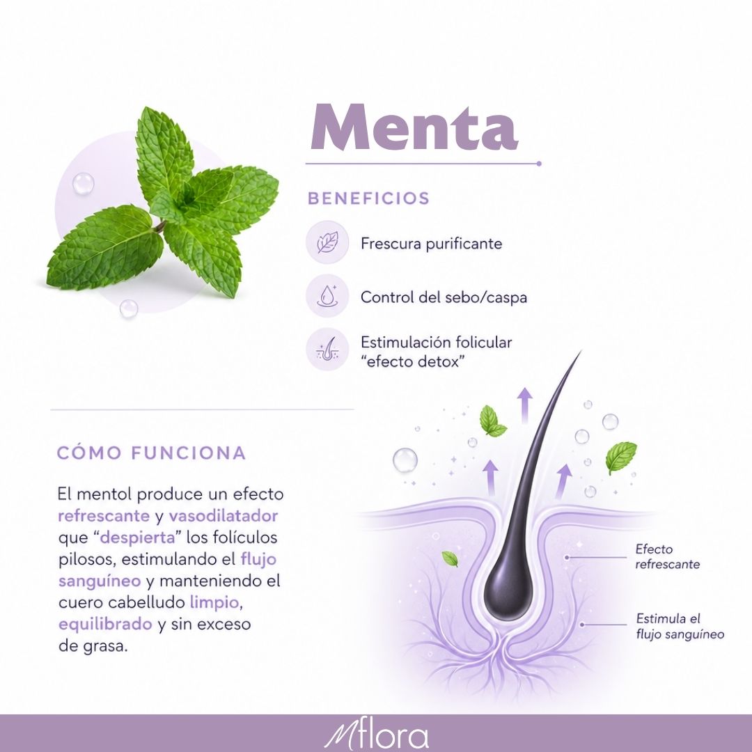 PACK CREMA + ACEITE CAPILAR DE MENTA
