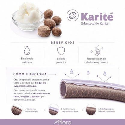 PACK CREMA + ACEITE CAPILAR COCO KARITÉ