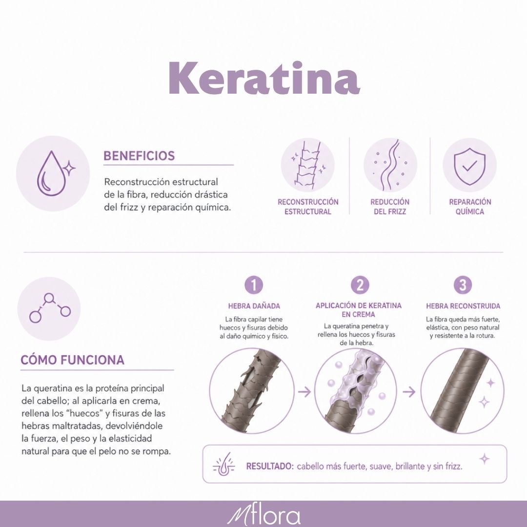 PACK CREMA + ACEITE CAPILAR KERATINE CHOC