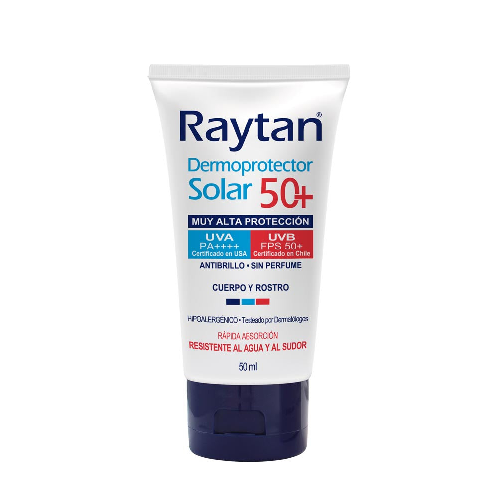 DERMOPROTECTOR SOLAR RAYTAN FPS 50+ Pomo 50mL