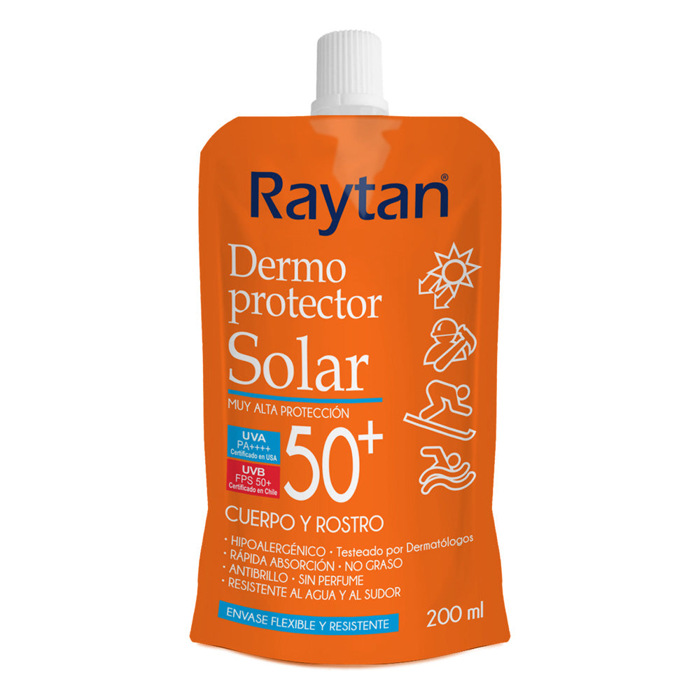 DERMOPROTECTOR SOLAR RAYTAN FPS 50+ Doypack 200mL