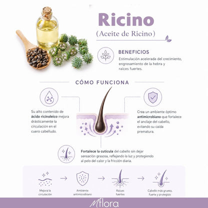 PACK CREMA + ACEITE CAPILAR DE RICINO