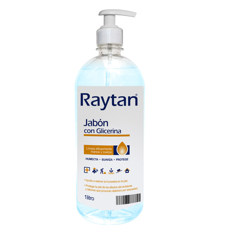 JABÓN CON GLICERINA RAYTAN. HIGIENE PROFUNDA 1L