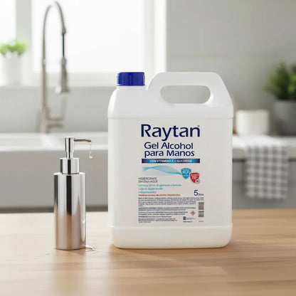 GEL ALCOHOL HIGIENIZANTE CON GLICERINA Y VIT. E RAYTAN 5L