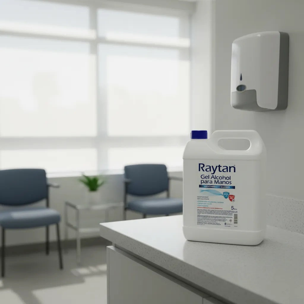 GEL ALCOHOL HIGIENIZANTE CON GLICERINA Y VIT. E RAYTAN 5L