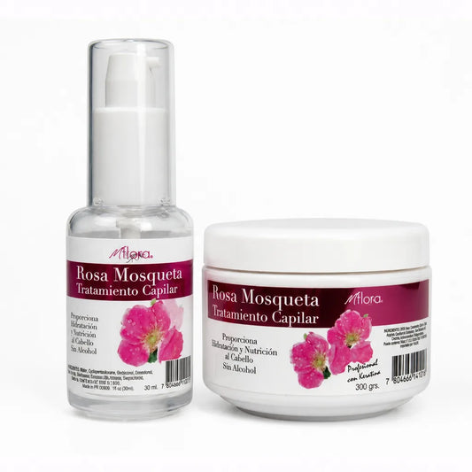 PACK CREMA + ACEITE CAPILAR DE ROSA MOSQUETA