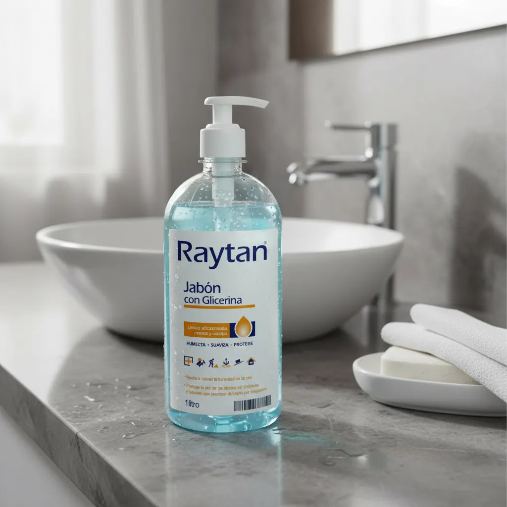 JABÓN CON GLICERINA RAYTAN. HIGIENE PROFUNDA 1L