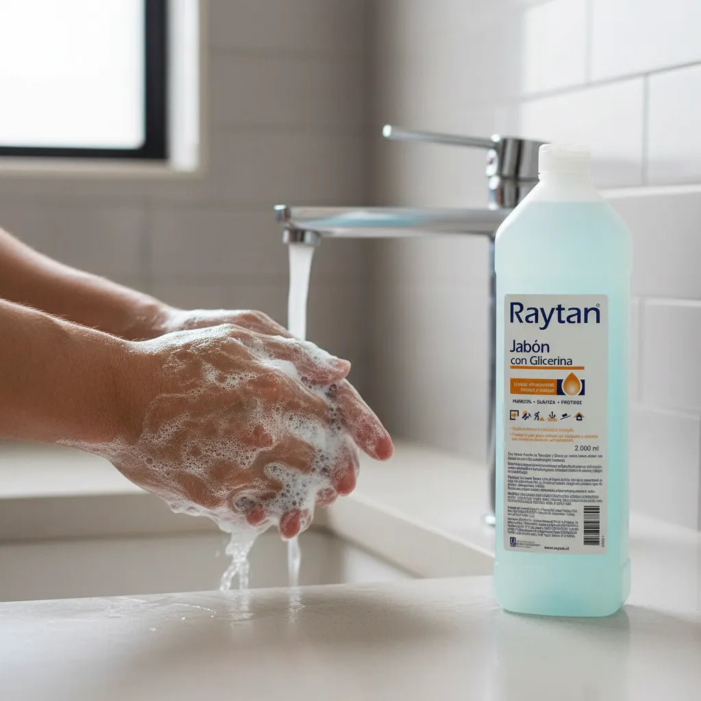 JABÓN CON GLICERINA RAYTAN. HIGIENE PROFUNDA 2L