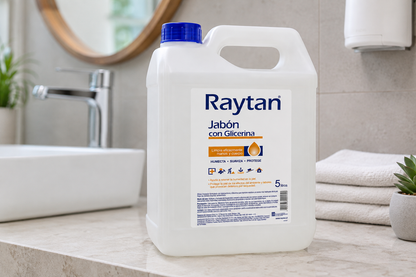 JABÓN CON GLICERINA RAYTAN. HIGIENE PROFUNDA 5L