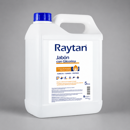 JABÓN CON GLICERINA RAYTAN. HIGIENE PROFUNDA 5L