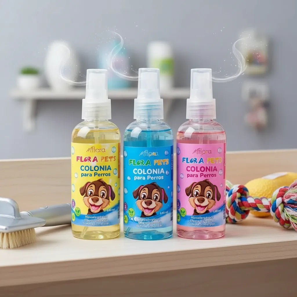 PACK 3 COLONIAS PARA PERROS FLORA PETS