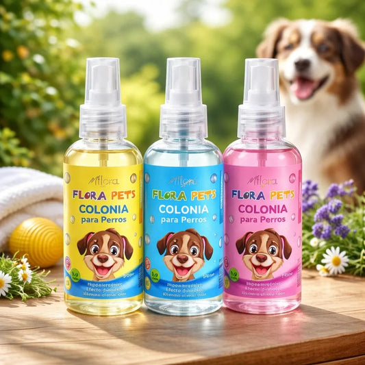 PACK 3 COLONIAS PARA PERROS FLORA PETS