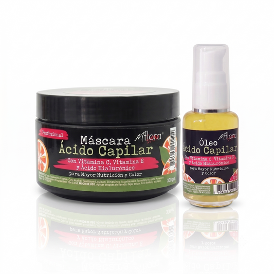 PACK CREMA + ACEITE ACIDO CAPILAR
