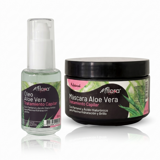 PACK CREMA + ACEITE CAPILAR ALOE VERA