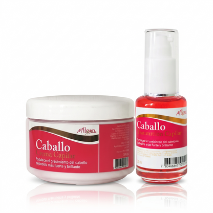 PACK CREMA + ACEITE CAPILAR CABALLO