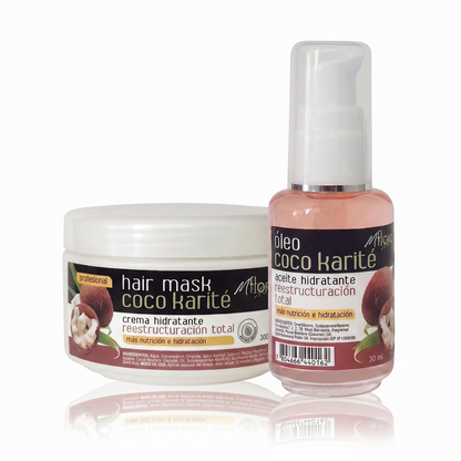 PACK CREMA + ACEITE CAPILAR COCO KARITÉ