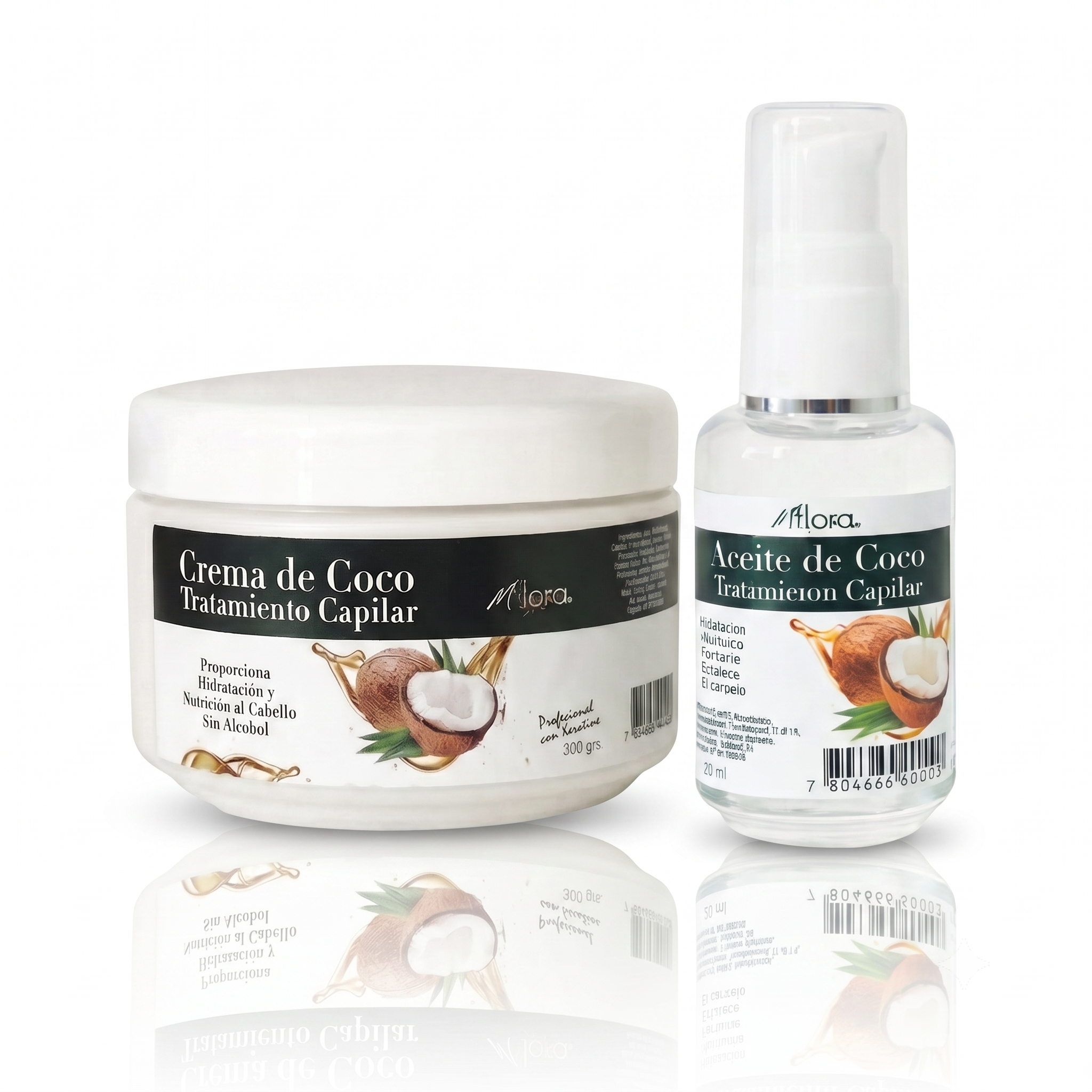 PACK CREMA + ACEITE CAPILAR COCO