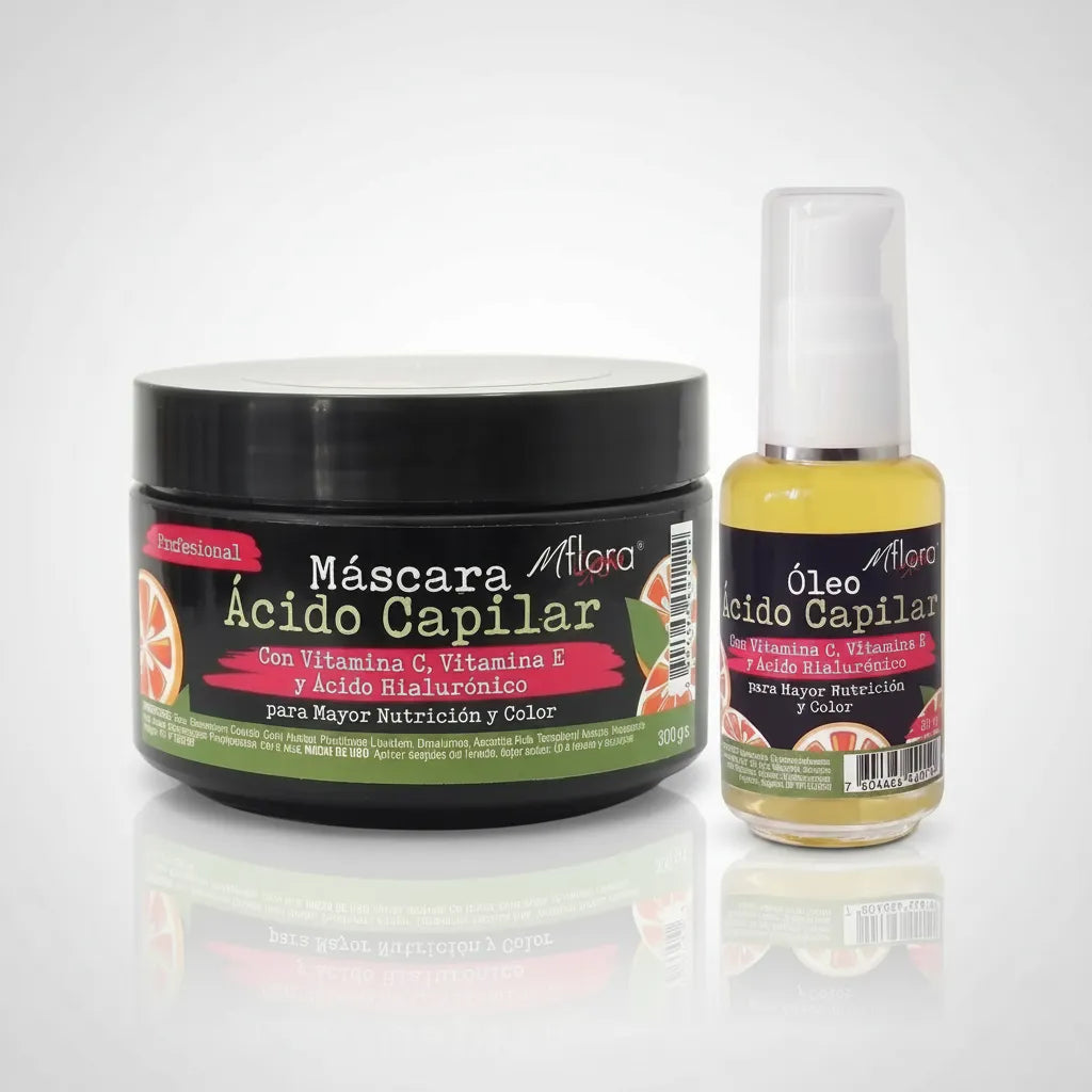 PACK CREMA + ACEITE ACIDO CAPILAR