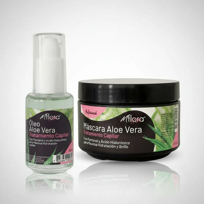 PACK CREMA + ACEITE CAPILAR ALOE VERA