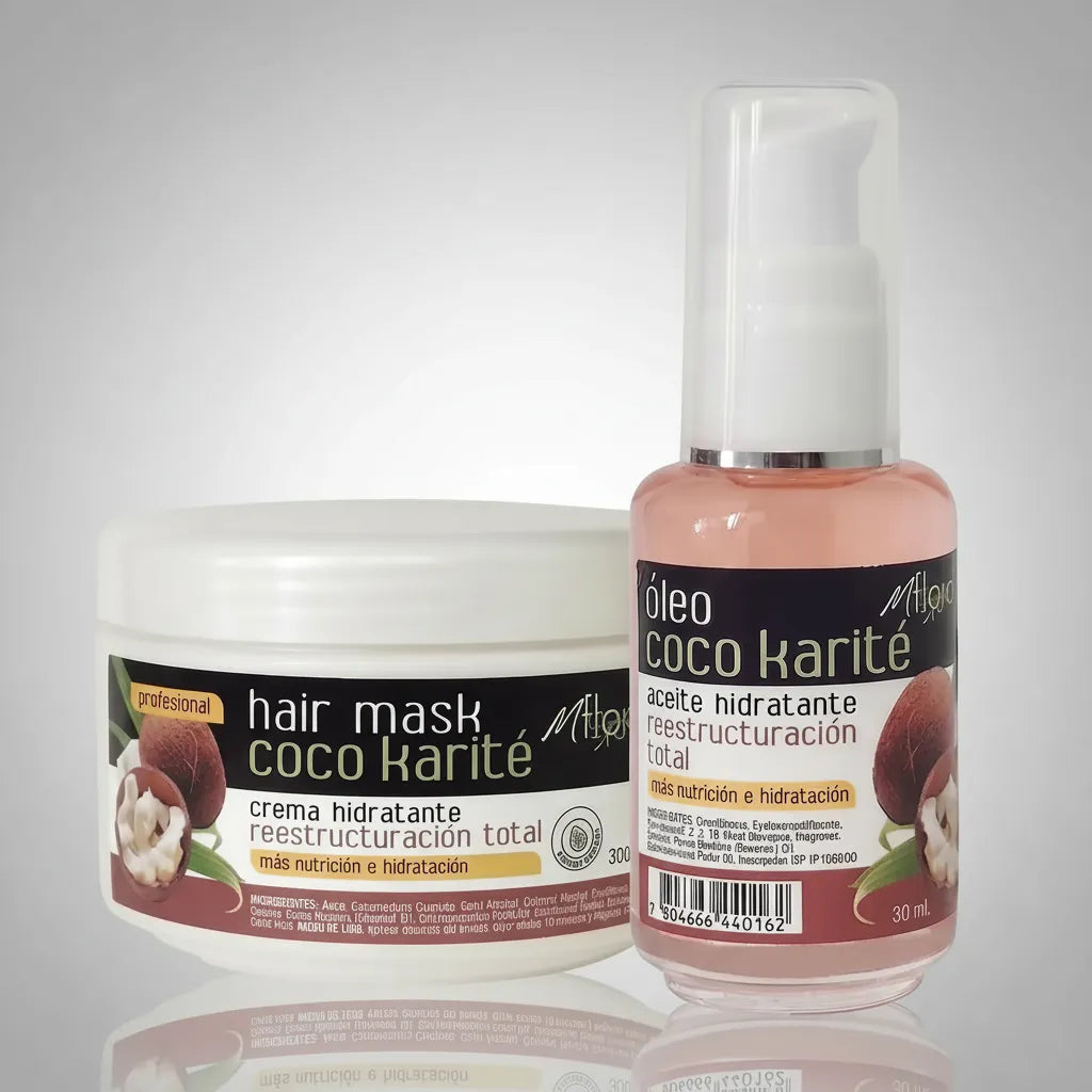 PACK CREMA + ACEITE CAPILAR COCO KARITÉ