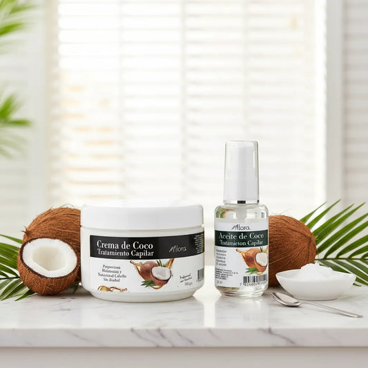 PACK CREMA + ACEITE CAPILAR COCO
