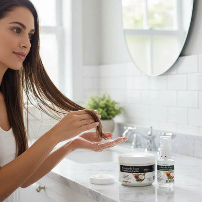 PACK CREMA + ACEITE CAPILAR COCO