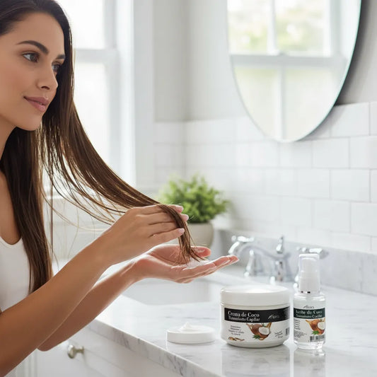 PACK CREMA + ACEITE CAPILAR COCO