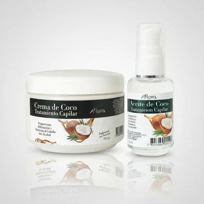 PACK CREMA + ACEITE CAPILAR COCO