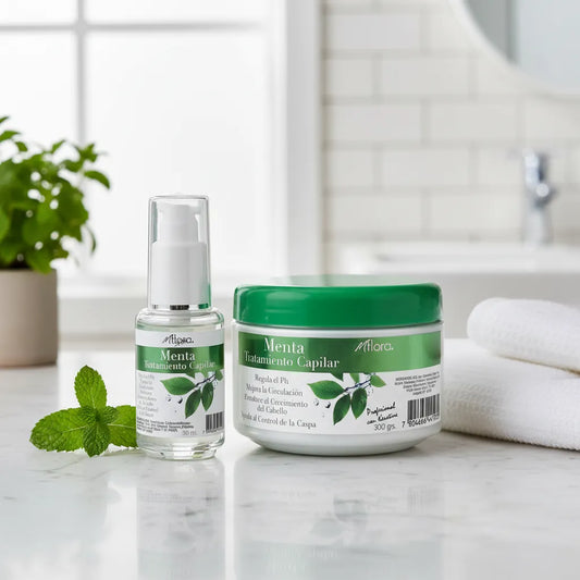PACK CREMA + ACEITE CAPILAR DE MENTA