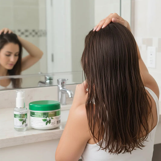 PACK CREMA + ACEITE CAPILAR DE MENTA
