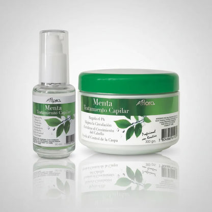 PACK CREMA + ACEITE CAPILAR DE MENTA