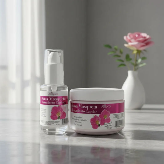 PACK CREMA + ACEITE CAPILAR DE ROSA MOSQUETA