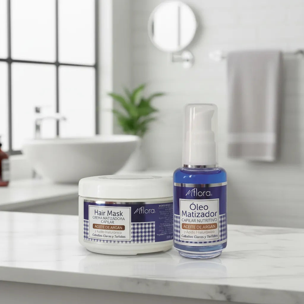 PACK CREMA + ACEITE CAPILAR MATIZADOR