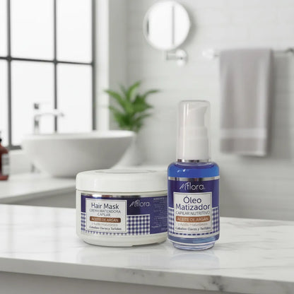 PACK CREMA + ACEITE CAPILAR MATIZADOR