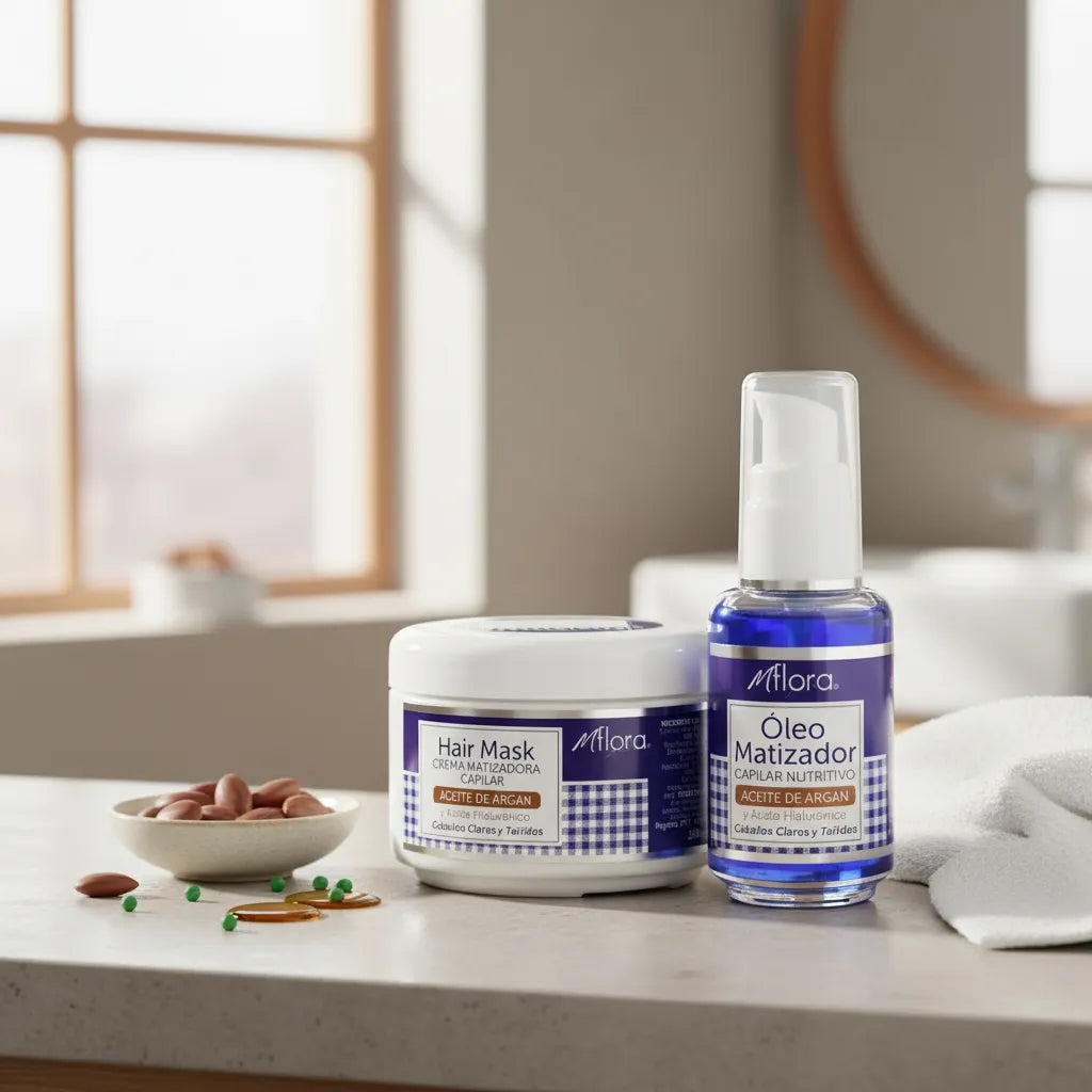 PACK CREMA + ACEITE CAPILAR MATIZADOR