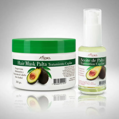 PACK CREMA + ACEITE CAPILAR PALTA