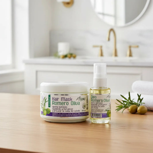 PACK CREMA + ACEITE CAPILAR ROMERO OLIVA