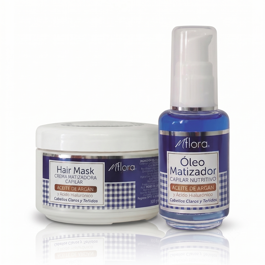PACK CREMA + ACEITE CAPILAR MATIZADOR