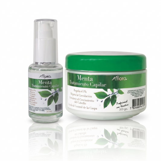 PACK CREMA + ACEITE CAPILAR DE MENTA
