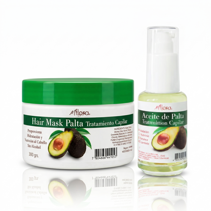 PACK CREMA + ACEITE CAPILAR PALTA