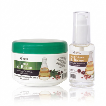 PACK CREMA + ACEITE CAPILAR DE RICINO