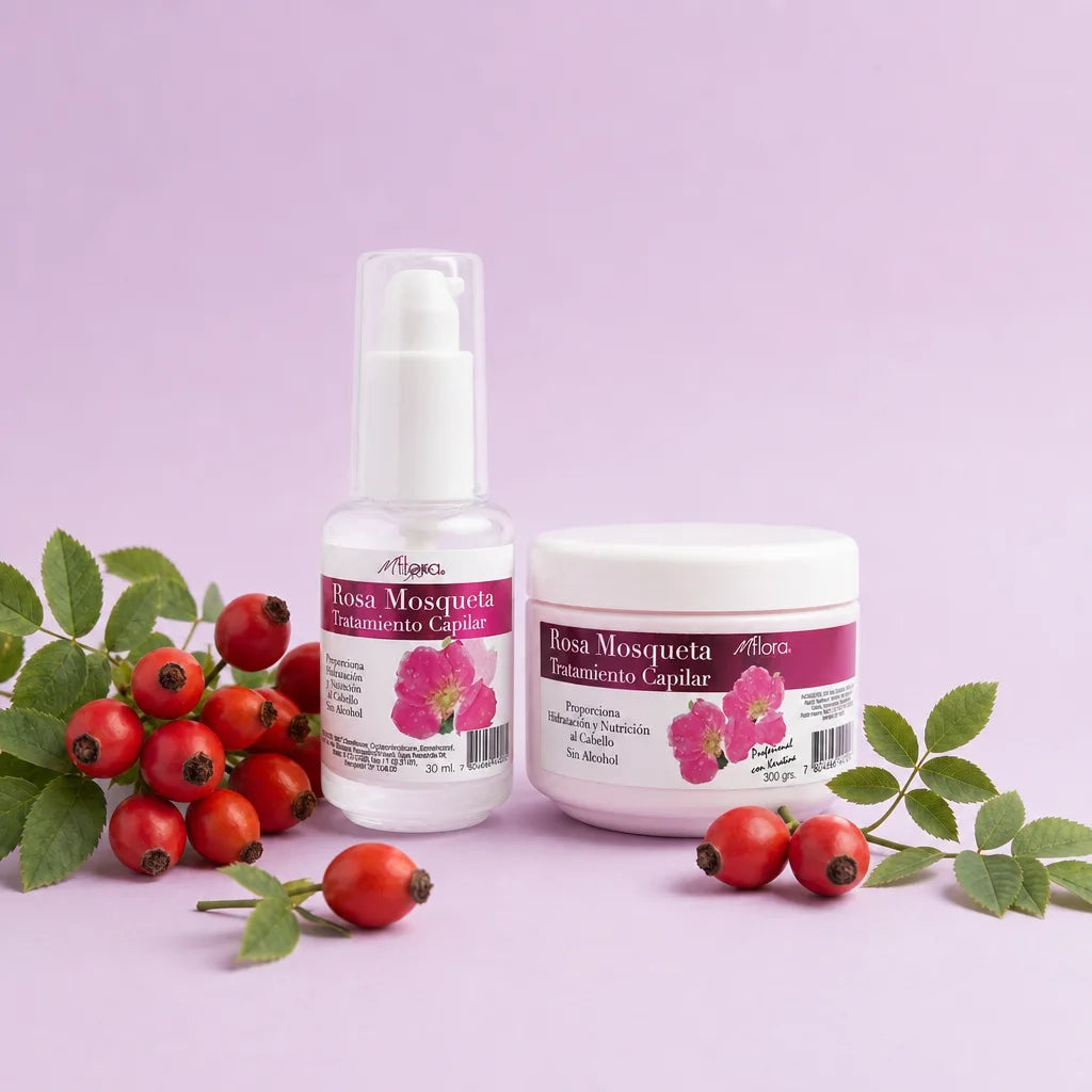 PACK CREMA + ACEITE CAPILAR DE ROSA MOSQUETA